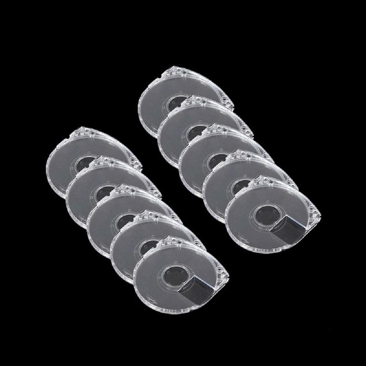 Acaigel 10 Pcs Transparent Disc Case Shell For Sony PSP1000/2000/3000 UMD Game