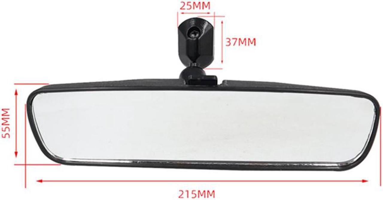 Fyuu 8 Inch Black Car Replacement Day Night Rear View Mirror