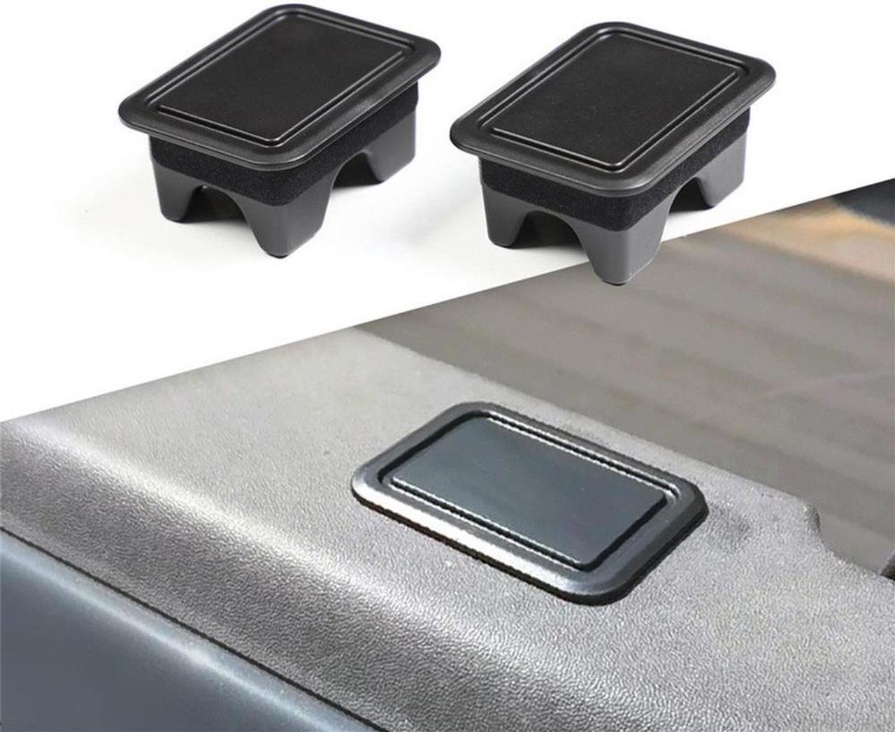 Alt view image 6 of 7 - Acaigel 2Pcs Stake Pocket Covers Truck Bed Rail Hole Plugs For Dodge Ram 2019-2023
