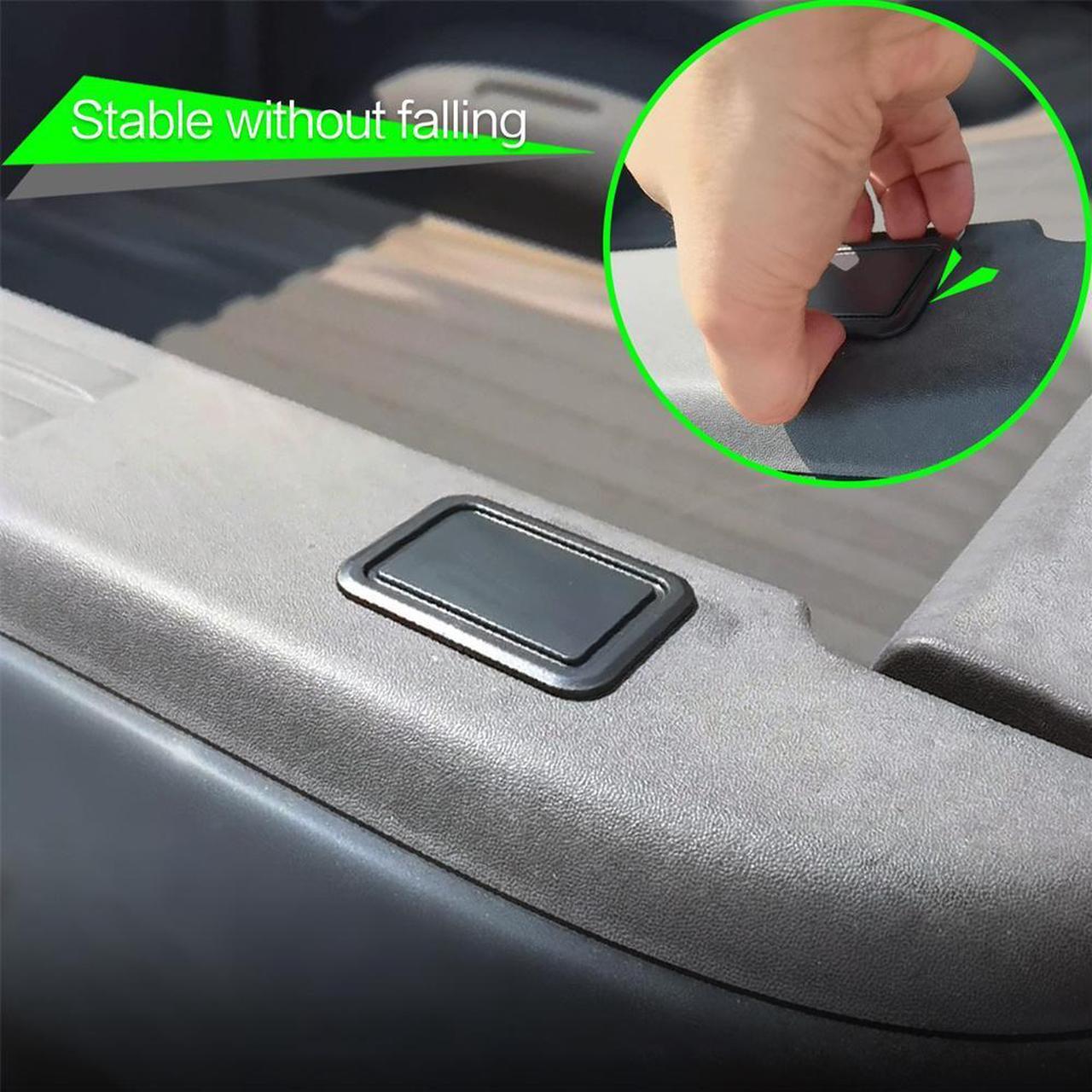 Alt view image 2 of 7 - Acaigel 2Pcs Stake Pocket Covers Truck Bed Rail Hole Plugs For Dodge Ram 2019-2023