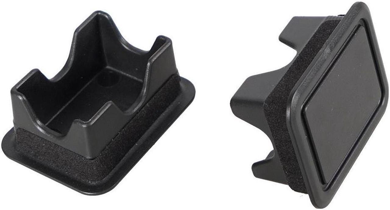Alt view image 5 of 7 - Acaigel 2Pcs Stake Pocket Covers Truck Bed Rail Hole Plugs For Dodge Ram 2019-2023