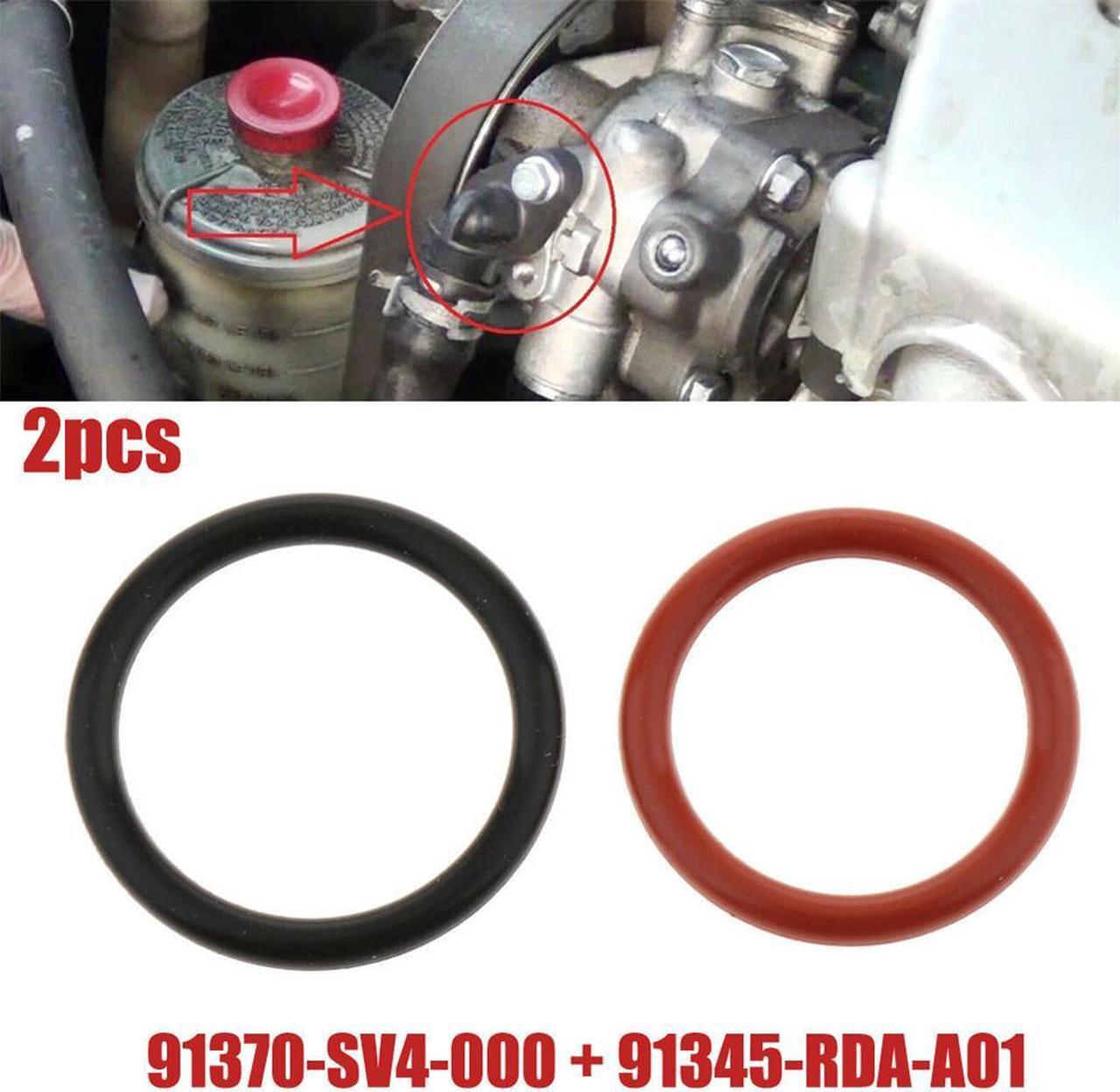Alt view image 4 of 5 - Acaigel 2Pcs Power Steering Pump O-Ring Seal Set For Honda Accord Civic Acura CL MDX RSX