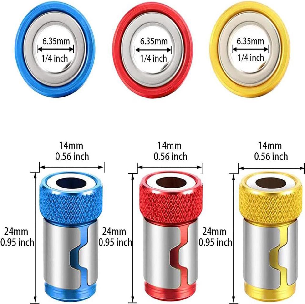 Steel Impact Magnetic Pivoting Bit Tip Swivel Screw Holder Screw Drill