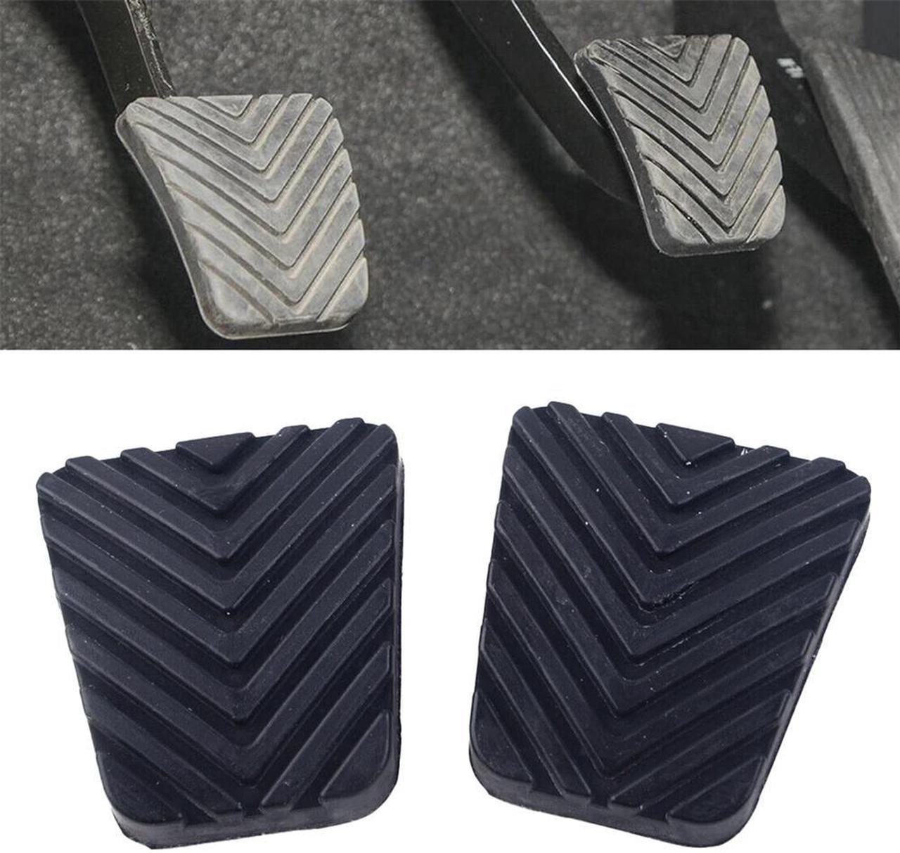 2x Brake Clutch Pedal Pad Rubber Covers 32825-36000 For Hyundai Accent 2005-2011 with Manual Transmissions