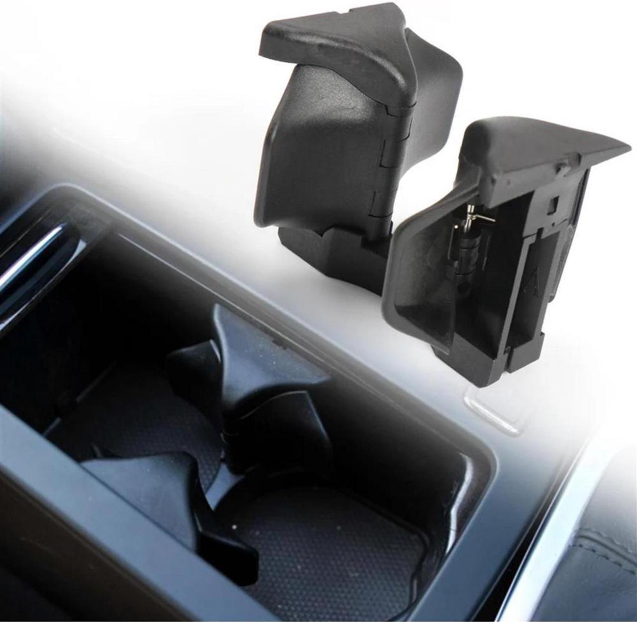 Center Console Drink Cup Holder Insert Divider For Mercedes-Benz C-Class W204 2007-2014