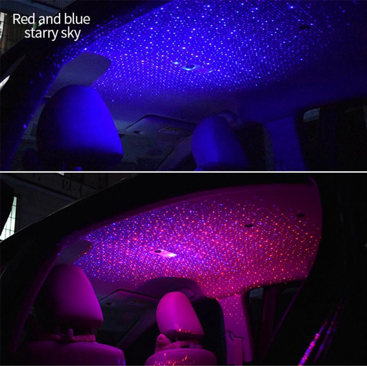Alt view image 3 of 5 - Acaigel Car Lights Starry Sky Night Light Projector Ambient Lighting Decoration Star Projection Atmosphere Lamp