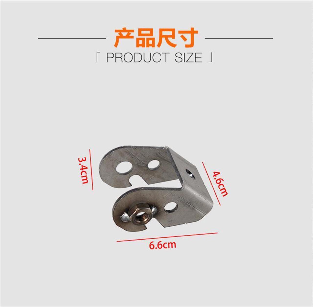 Alt view image 2 of 5 - Acaigel Pair Headlight Mounting Brackets Mounts Fit For Yamaha Banshee Warrior 1987-2006