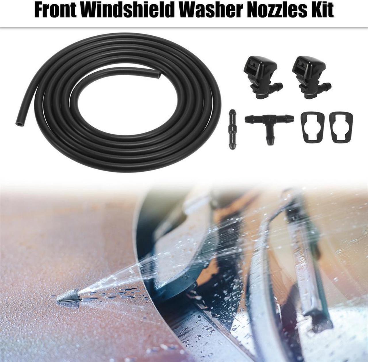 Furulu Windshield Wiper Washer Nozzle Spray Jet & Hose Kit For Grand Cherokee 2005-16 Chevrolet Malibu  2005-2013