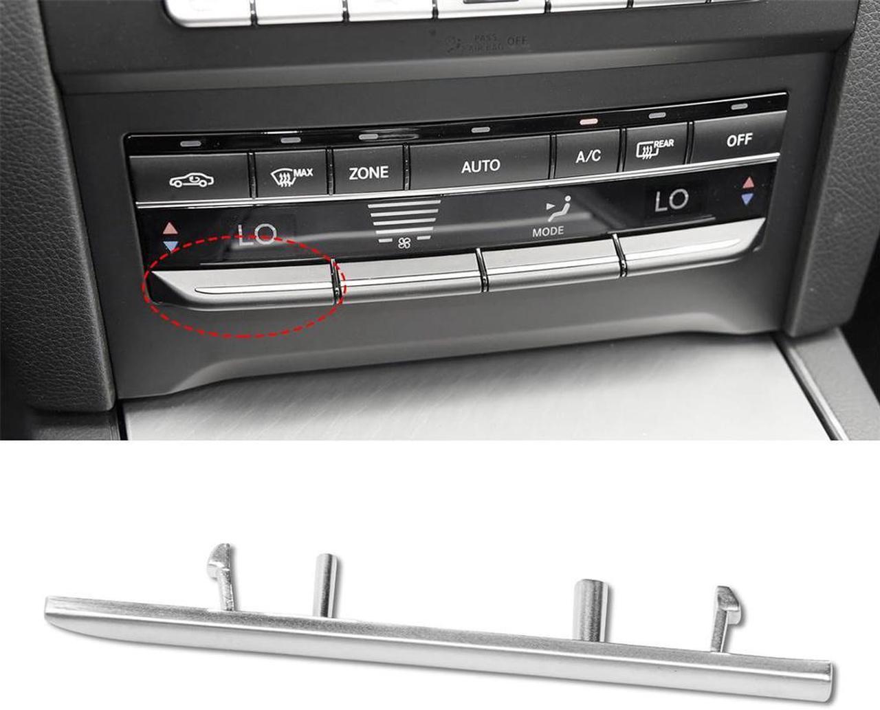 Paiying Center A/C TEMP Switch Button Strip Matte For Mercedes-Benz W212 E-Class 2008-14