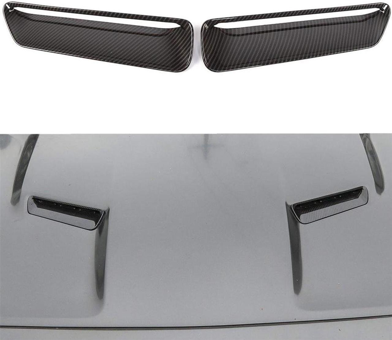 Yassdwbn New Engine Hood Air Vent Intlet Cover Trim For Dodge Challenger 2015-2022