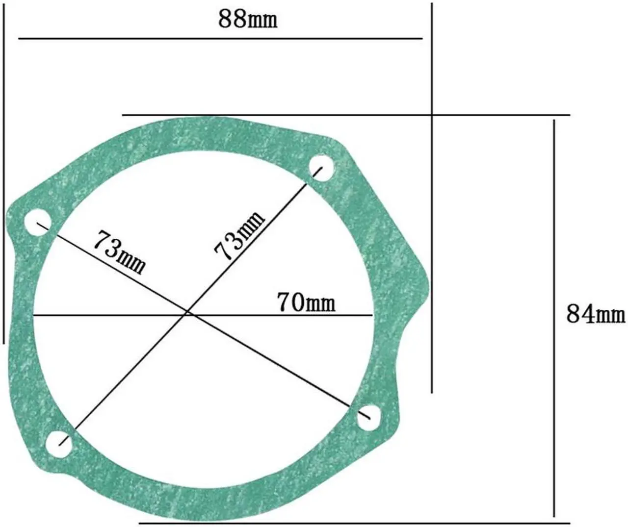 Alt view image 3 of 5 - Paiying New Heater Motor Gasket & Burner Seal Kit For Webasto Top Z/C-B/D TSL17 12V 24V