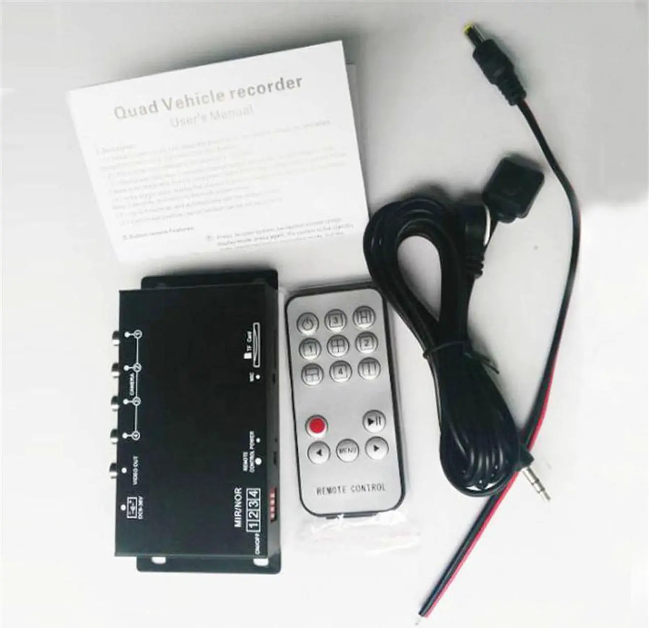 Alt view image 2 of 5 - Acaigel Car Parking Camera Image Combiner Splitter Front/Rear/Side View Video w/ Remote