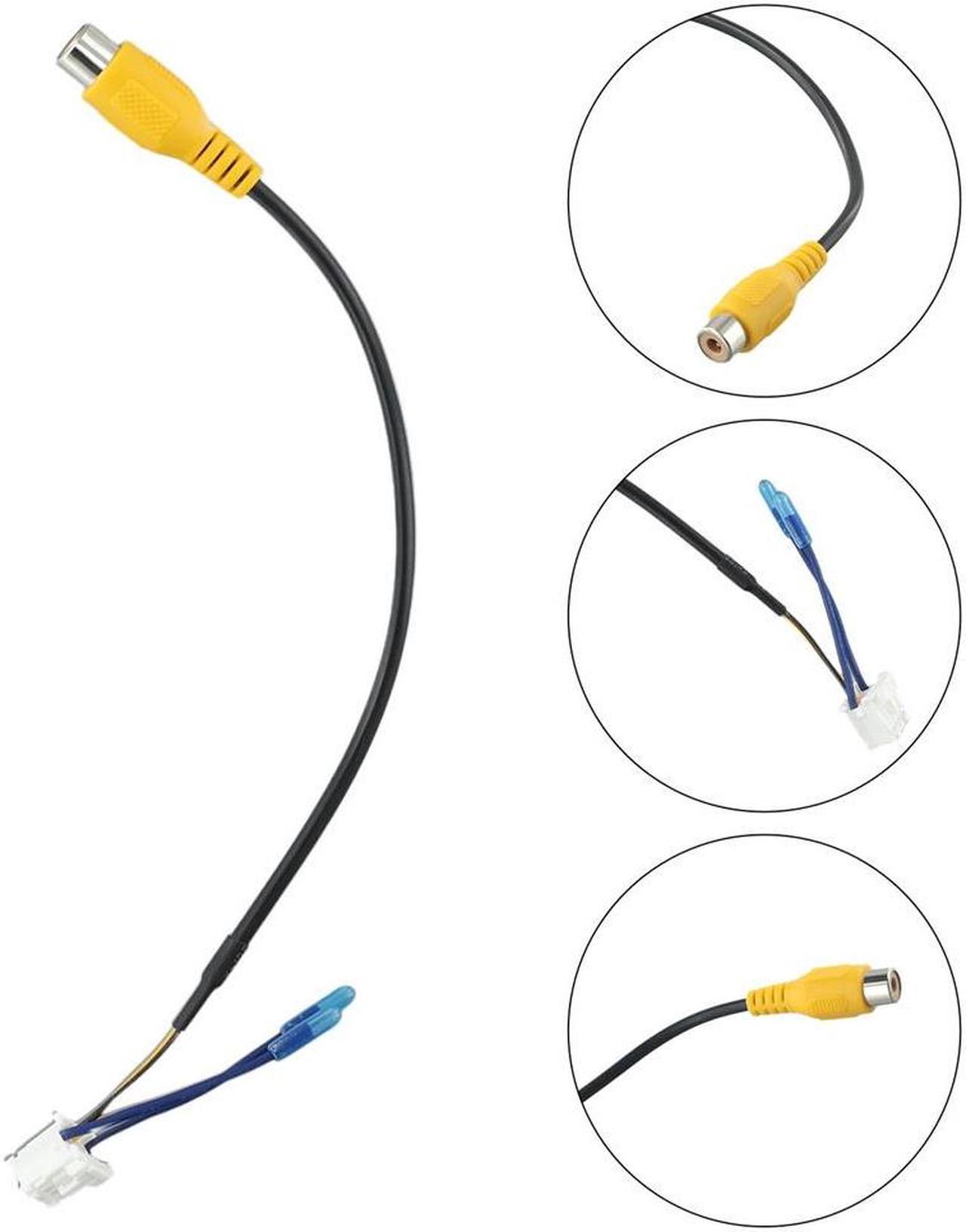 Alt view image 4 of 6 - FYUU 10 Pin Car Android Radio Rear View Backup Camera Cable Connector Auto Rca Reversing Rear View Cable Adaptor