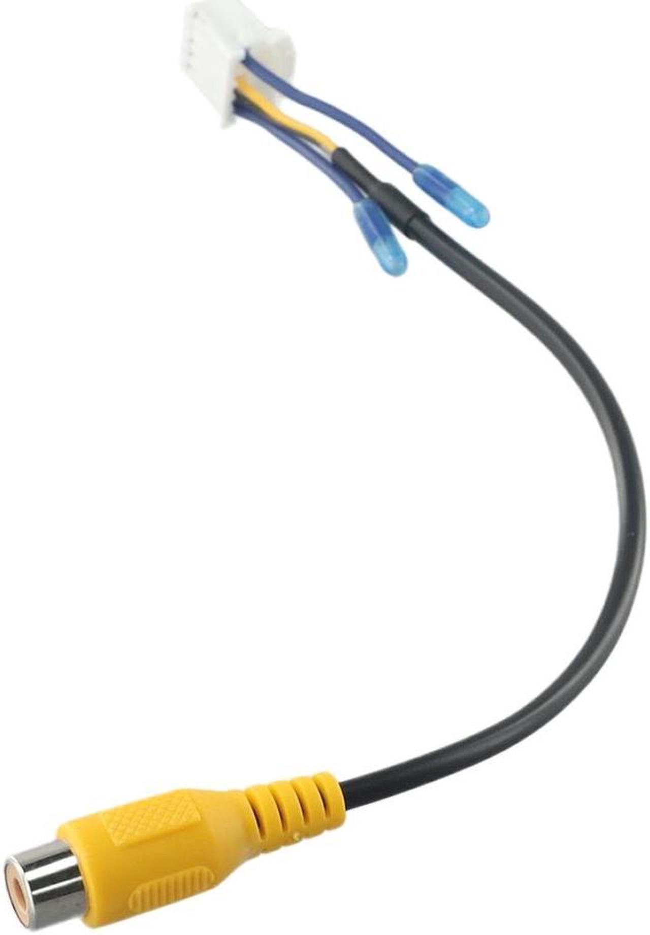 Alt view image 2 of 6 - FYUU 10 Pin Car Android Radio Rear View Backup Camera Cable Connector Auto Rca Reversing Rear View Cable Adaptor