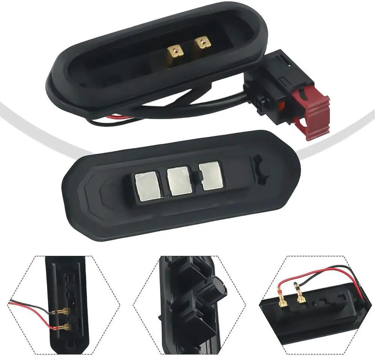 Alt view image 4 of 7 - FYUU Sliding Door Lock Contact Switch Kit For Fiat Ducato Citroen Jumper Boxer