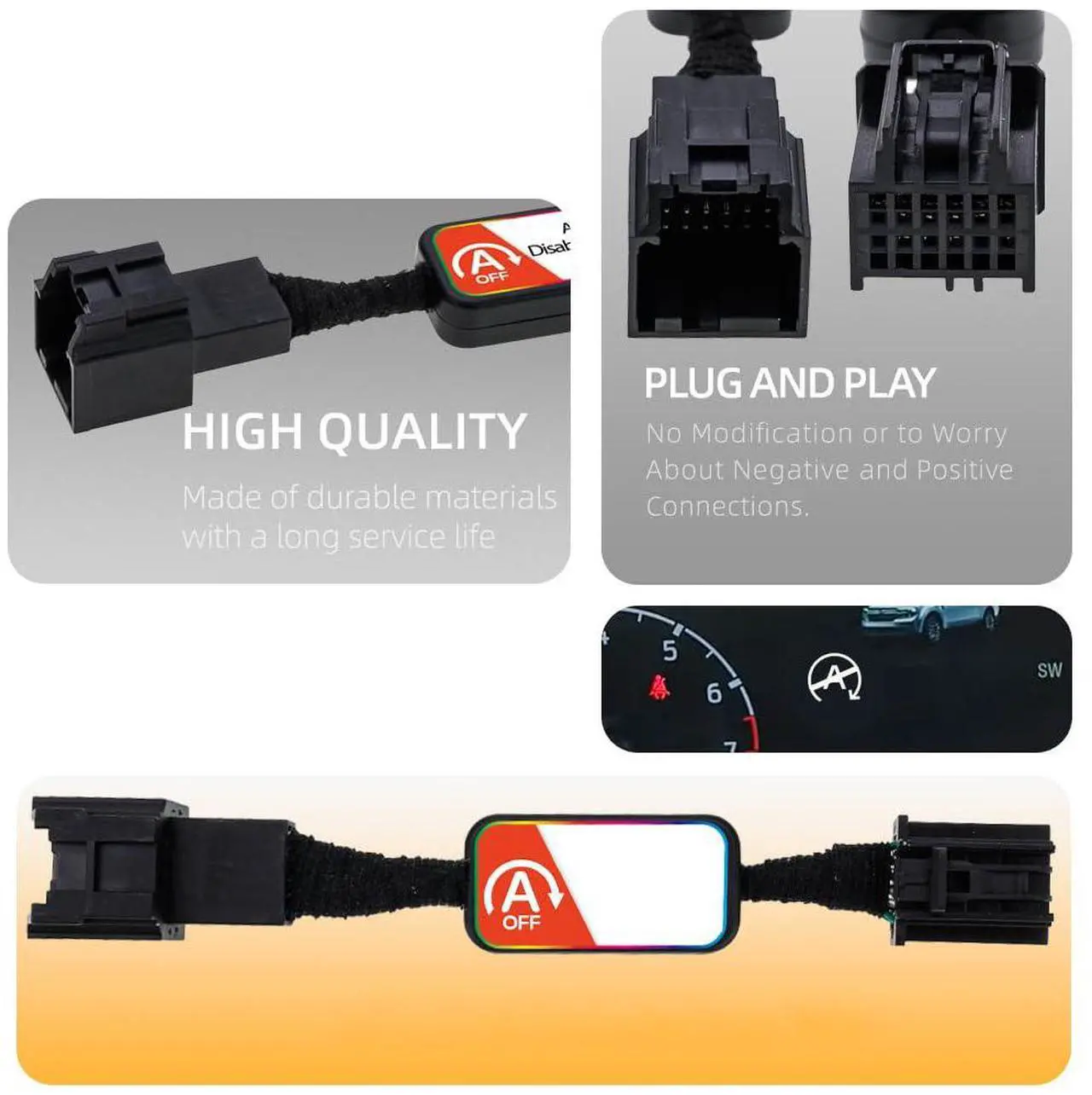 Alt view image 2 of 6 - Acaigel New Auto Stop Start Engine Eliminator Device Cable For Ford Maverick 2022-2024