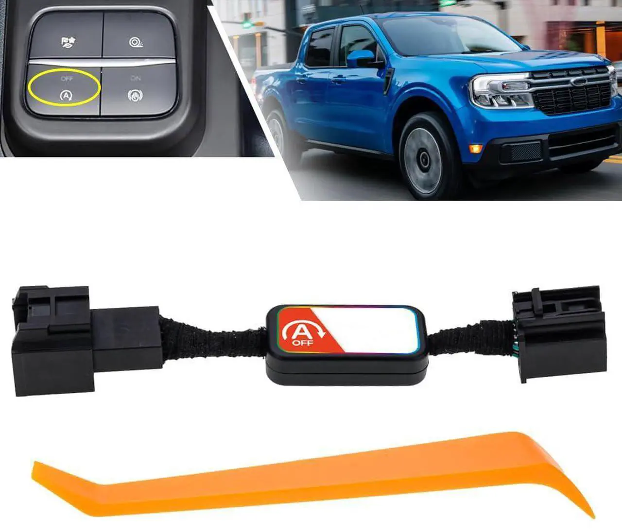 Alt view image 4 of 6 - Acaigel New Auto Stop Start Engine Eliminator Device Cable For Ford Maverick 2022-2024