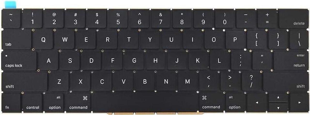 Alt view image 2 of 5 - US Layout Keyboard for MacBook Pro 13" A1706 & 15" A1707 2016-2017