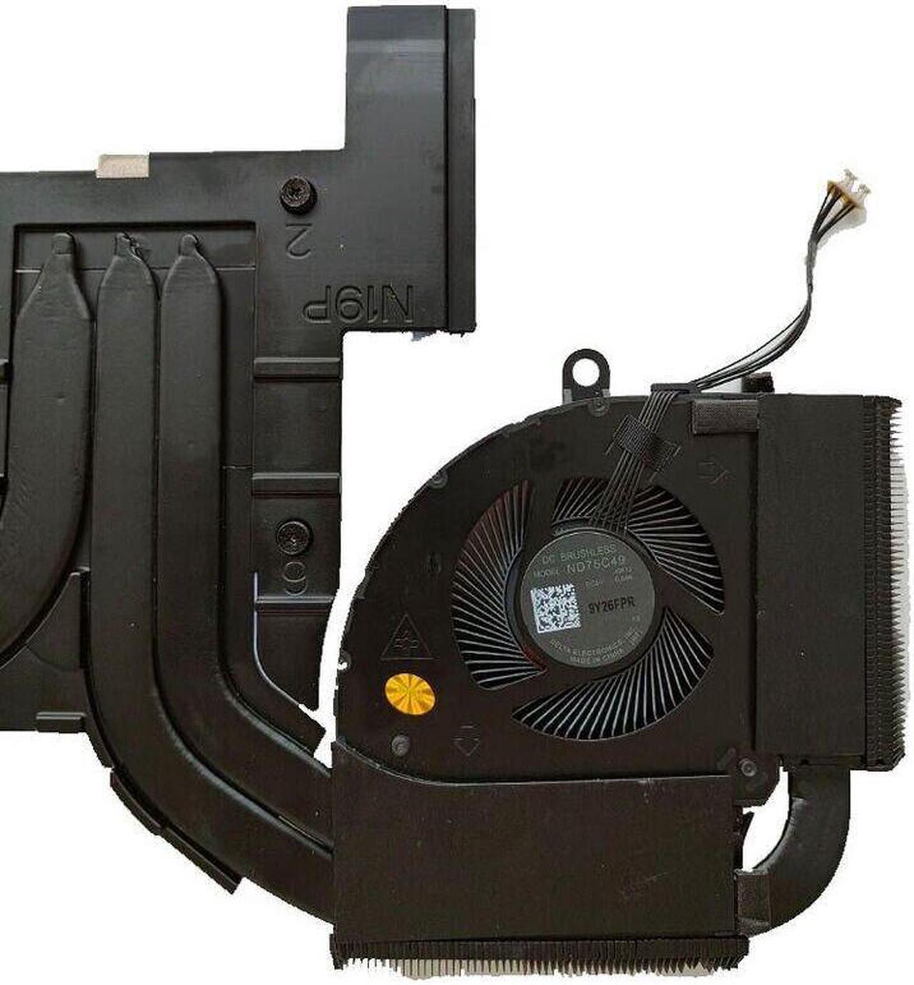 Alt view image 4 of 4 - New Genuine Replacement Cooling Fan and Heatsink for Lenovo ThinkPad P15 1st Gen 5H40X89384