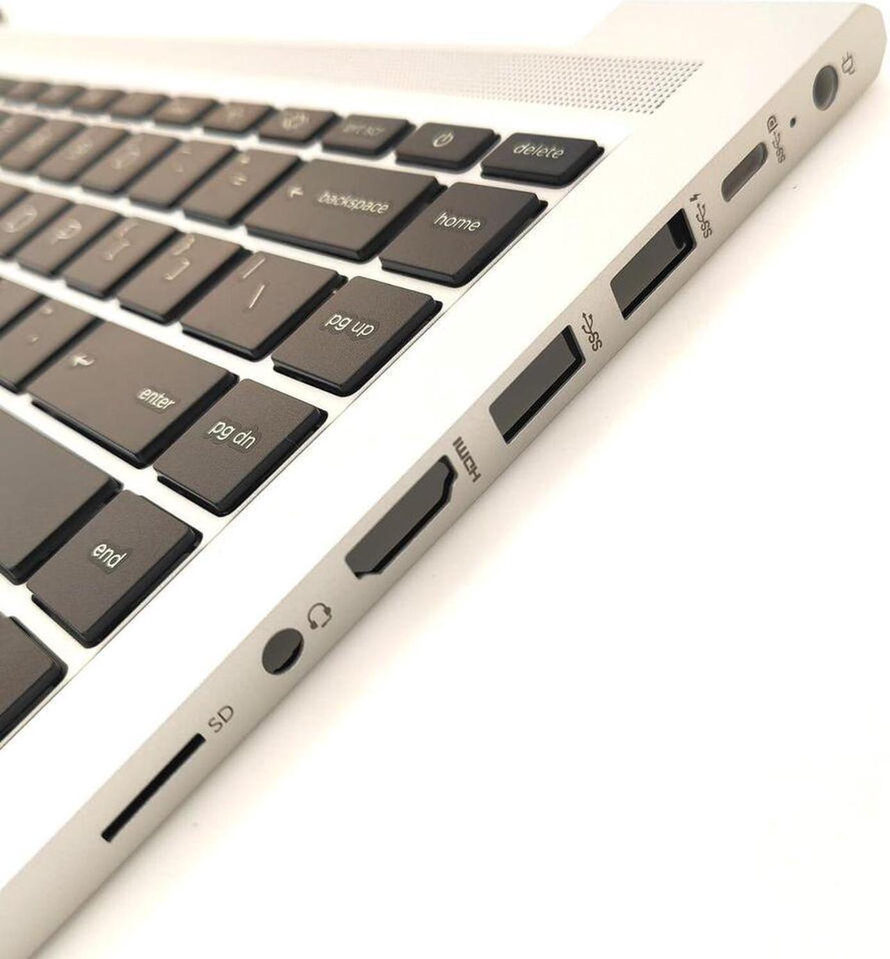 Alt view image 5 of 5 - New Replacement for Probook 440 G8 445 G8 Palmrest Case Non-Backlit US Keyboard Keyboard Assembly M23770-001