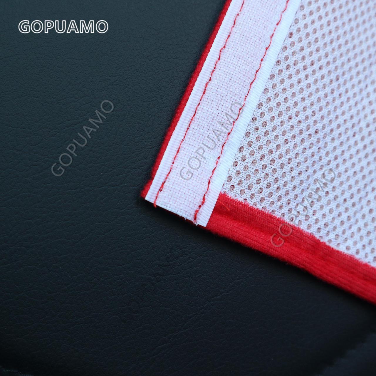 Alt view image 7 of 7 - GOPUAMO Car Harness shoulder pad Case for Audi A5 - Shock-Absorbing, Anti-Slip, and Prevents Clothing Pilling, Soft Shoulder Protection Red