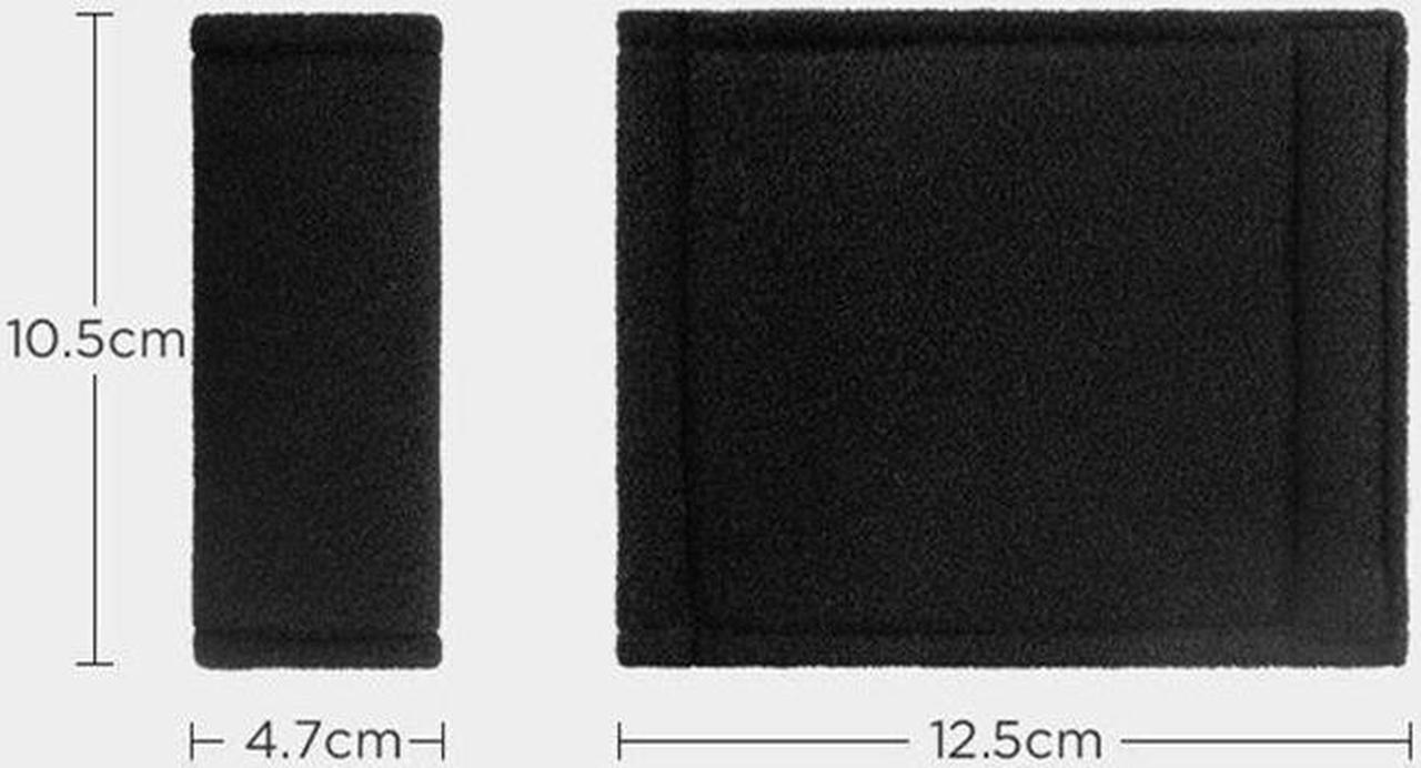 Alt view image 4 of 7 - GOPUAMO Car Interior Handle Protector Covers for Audi A6 - Left Right door 2 Piece Covers, Soft & Comfortable, Anti-Slip, Durable