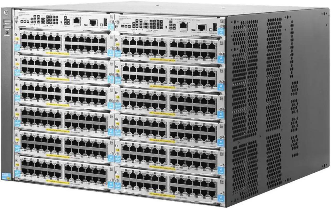 Main image of HPE Aruba 5412R zl2 J9822A - 1 x RJ-45 switch - managed - rack-mountable
