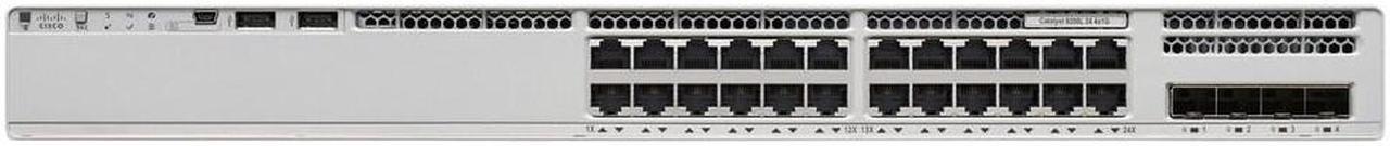 Catalyst C9200L-24P-4G-A - Network Essentials - Switch - 24 Ports - Rack-mountable