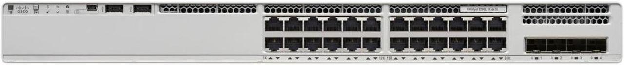 Catalyst C9200L-24P-4G-E - Network Essentials - Switch - 24 Ports - Rack - Mountable