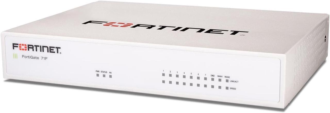 FORTINET FORTIGATE-71F 10 X GE RJ45 7 X PORTS 2 X WAN 1 X 128 GB SSD FG-71F