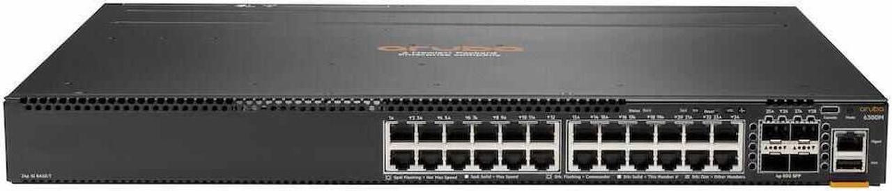 HPE Aruba JL668A 6300F 24-port 1GbE and 4-port SFP56 Switch rack-mountable (JL668A)