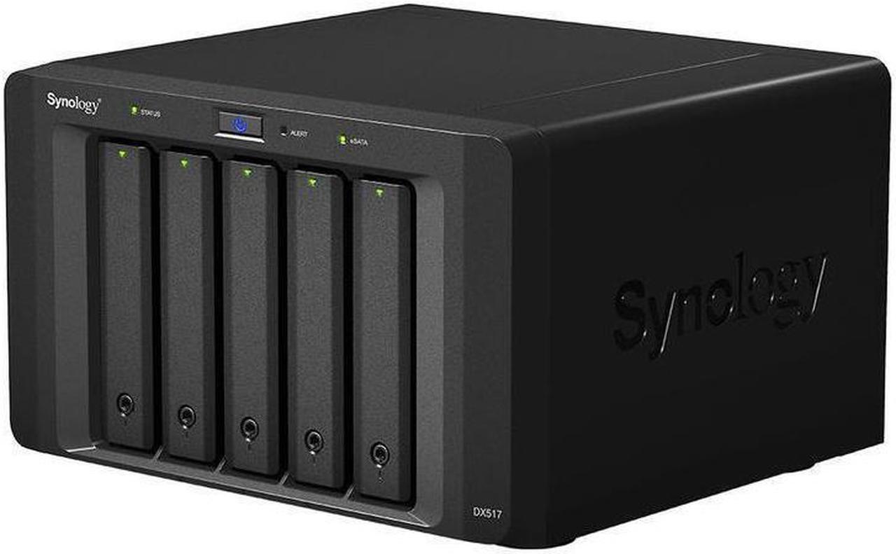 Main image of Synology DX517 5-Bay Expansion Unit, 3.5"/2.5" Drive Bays, Diskless