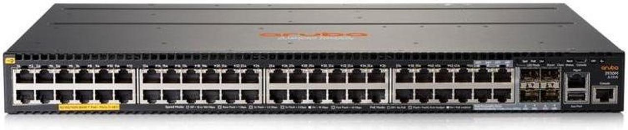 HP JL558A Aruba 2930F 48G PoE+ 4SFP+ - Switch - L3 - managed - 48 x 10/100/1000 (PoE+) + 4 x 1 Gigabit/10 Gigabit SFP+ (uplink) - rack-mountable - PoE+ (740 W)