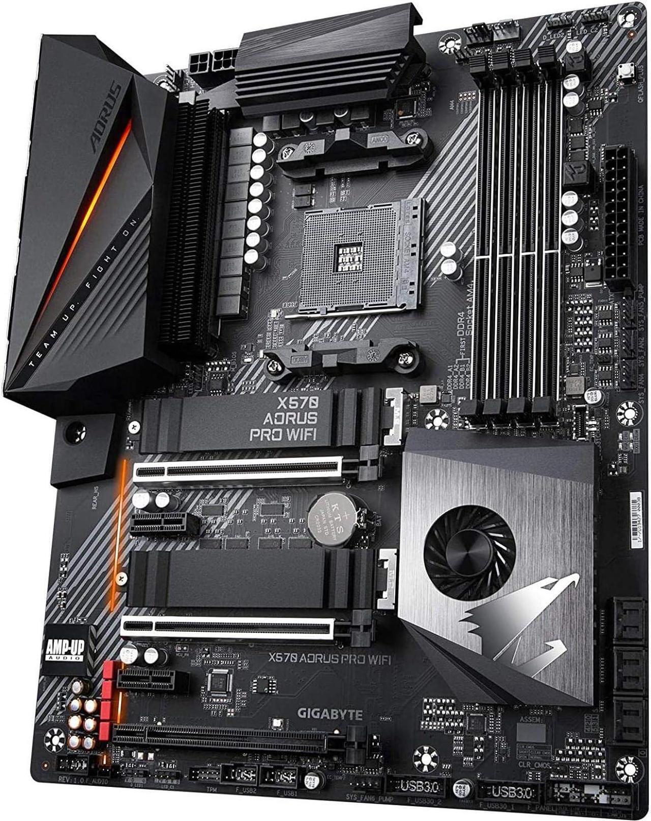 Alt view image 4 of 5 - GIGABYTE X570 AORUS PRO Wi-Fi (AMD Ryzen 3000/X570/ATX/PCIe4.0/DDR4/USB3.1/Realtek ALC1220-VB/Fins-Array Heatsink/RGB Fusion 2.0/2xM.2 Thermal Guard/Gaming Motherboard) X570 AORUS PRO WIFI