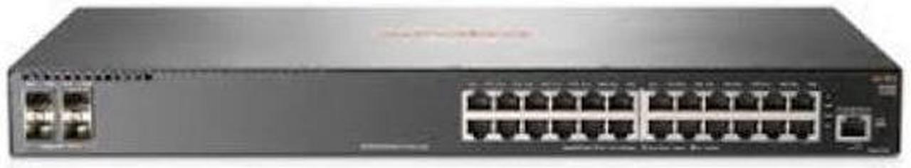 Alt view image 2 of 3 - HP Aruba 2930F 24G 24-Ports 4x SFP+ 1U Rack Managed Switch JL253A#ABA
