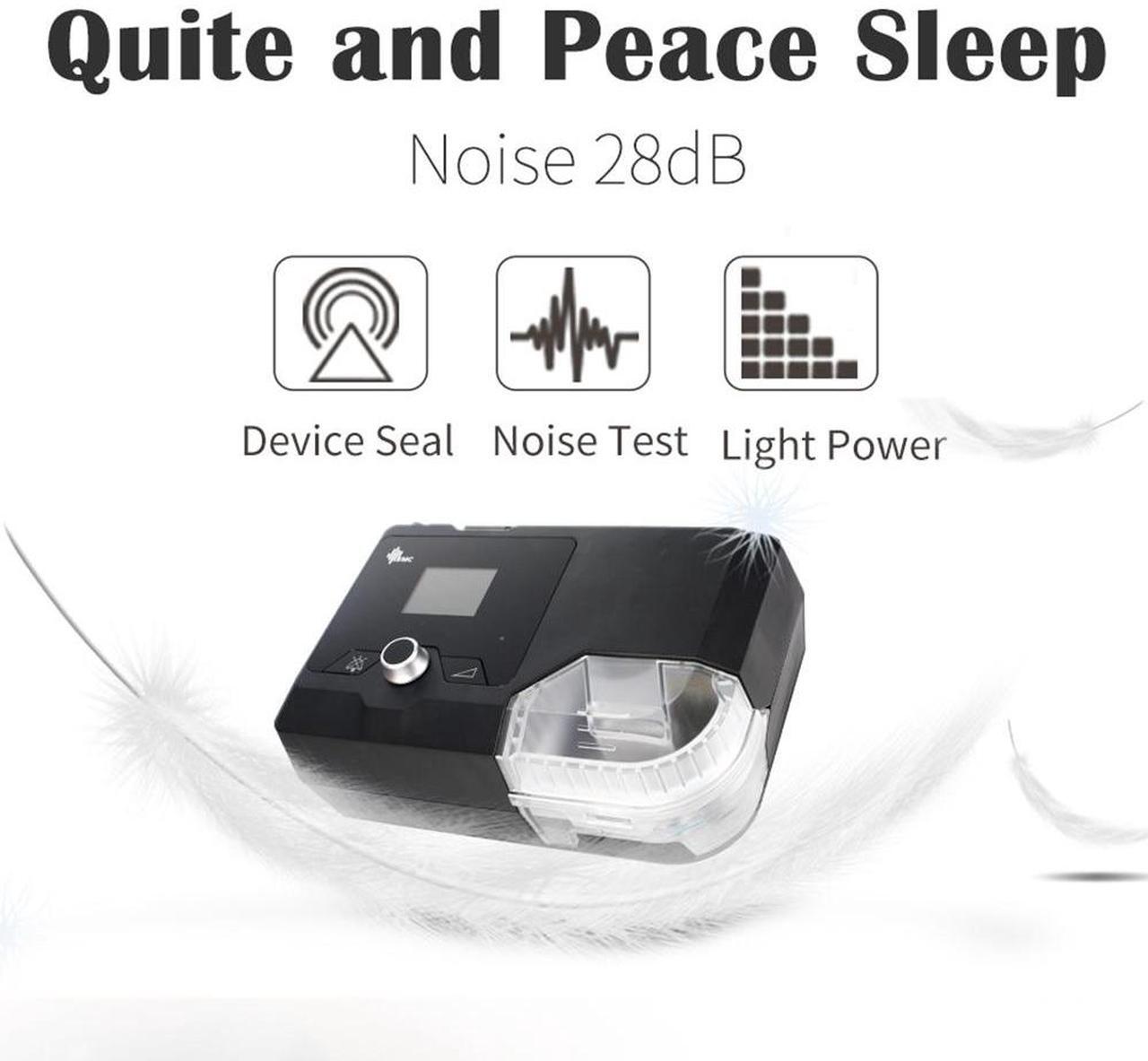 Alt view image 5 of 7 - BMC Auto CPAP Device Automatic Autoset With CPAP Full Face Mask For Facial Nose Mouth Breathing Adults Sleeping Apnea Anti-Snoring Home Travelling