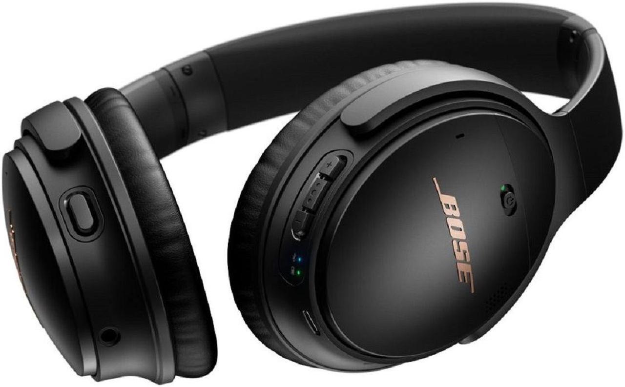Alt view image 4 of 5 - Bose QuietComfort 35 II Noise Cancelling Gaming Headphones/Headset - Black