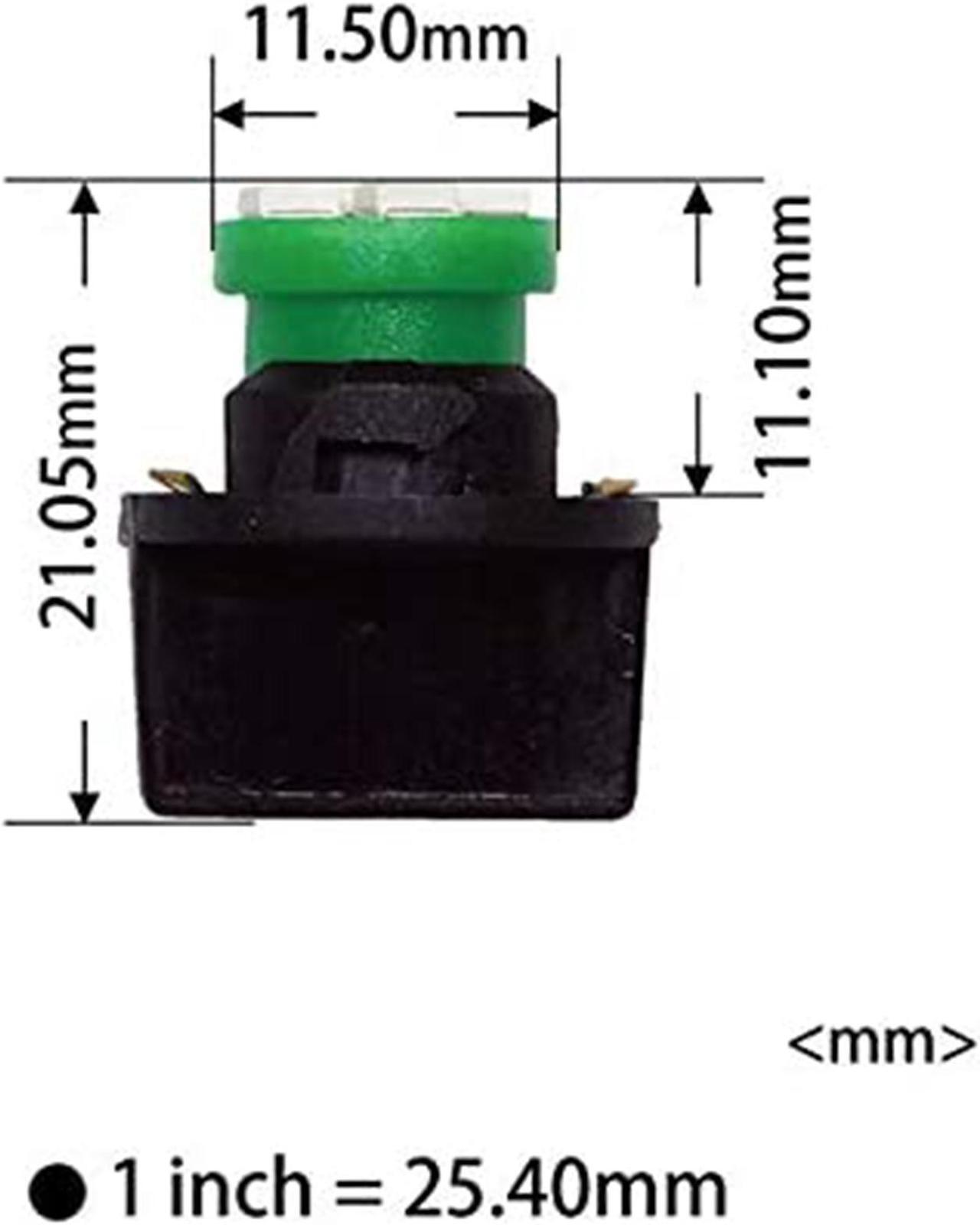 Alt view image 4 of 5 - HYUGA10PCS T10 168 194 Led instrument Panel Dash Light Bulb 1/2" Twist Lock Socket -12V (Purple)