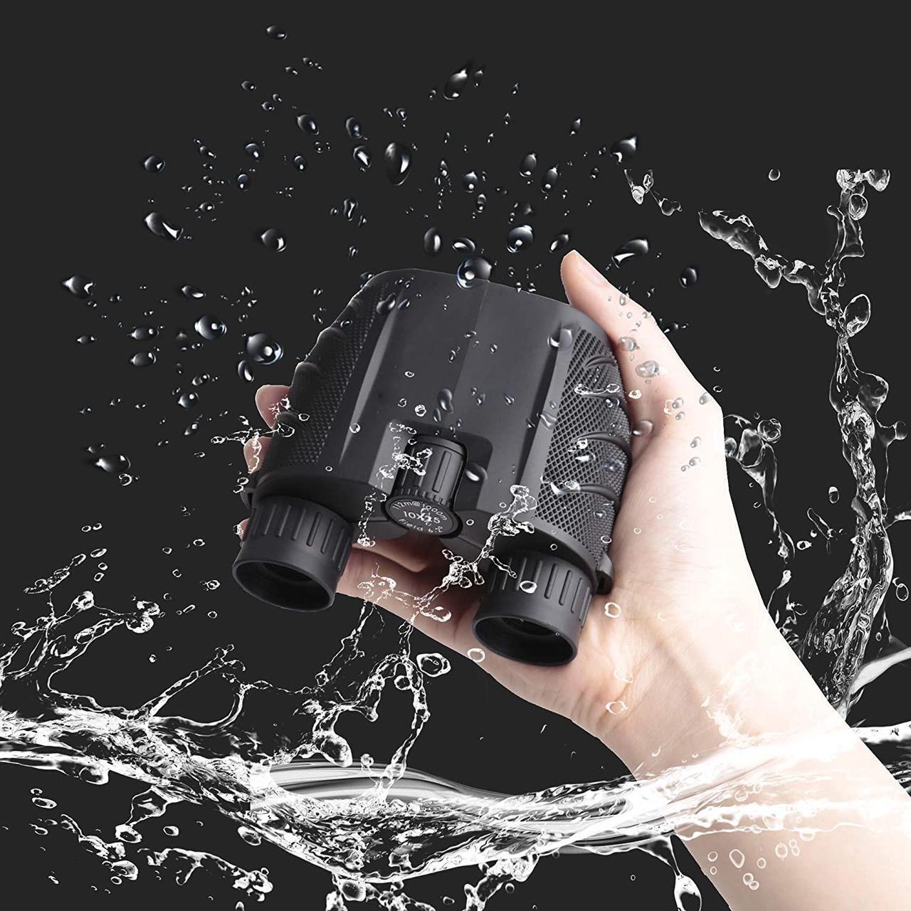 Alt view image 7 of 7 - Binoculars for Adults, High Powered Compact 10x25 Binoculars Pocket for Concerts, Theater, Travel, BAK-4 Roof Prism FMC Lens Kid Binoculars for Bird Watching (0.53lb), SkyGenius