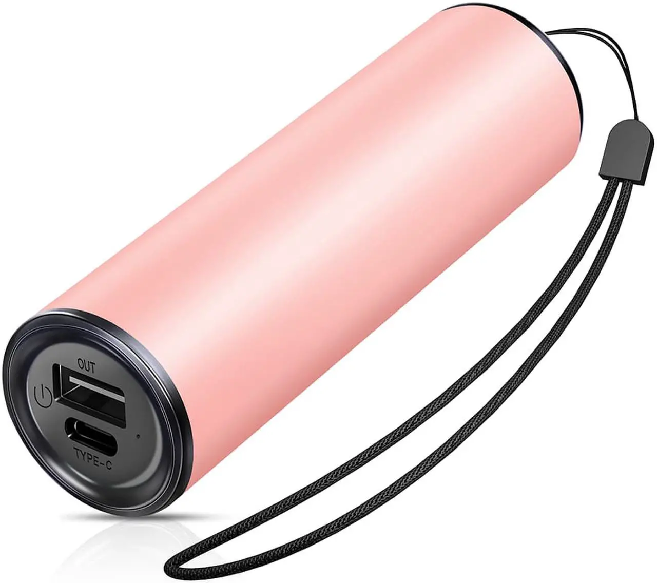 Alt view image 3 of 7 - 2 PACK Sky Genius Reuseable Electric Heated Hand Warmers USB Rechargeable Power Bank Warmer Heater 2in1 5000mAh Light Pink, Holiday Gift