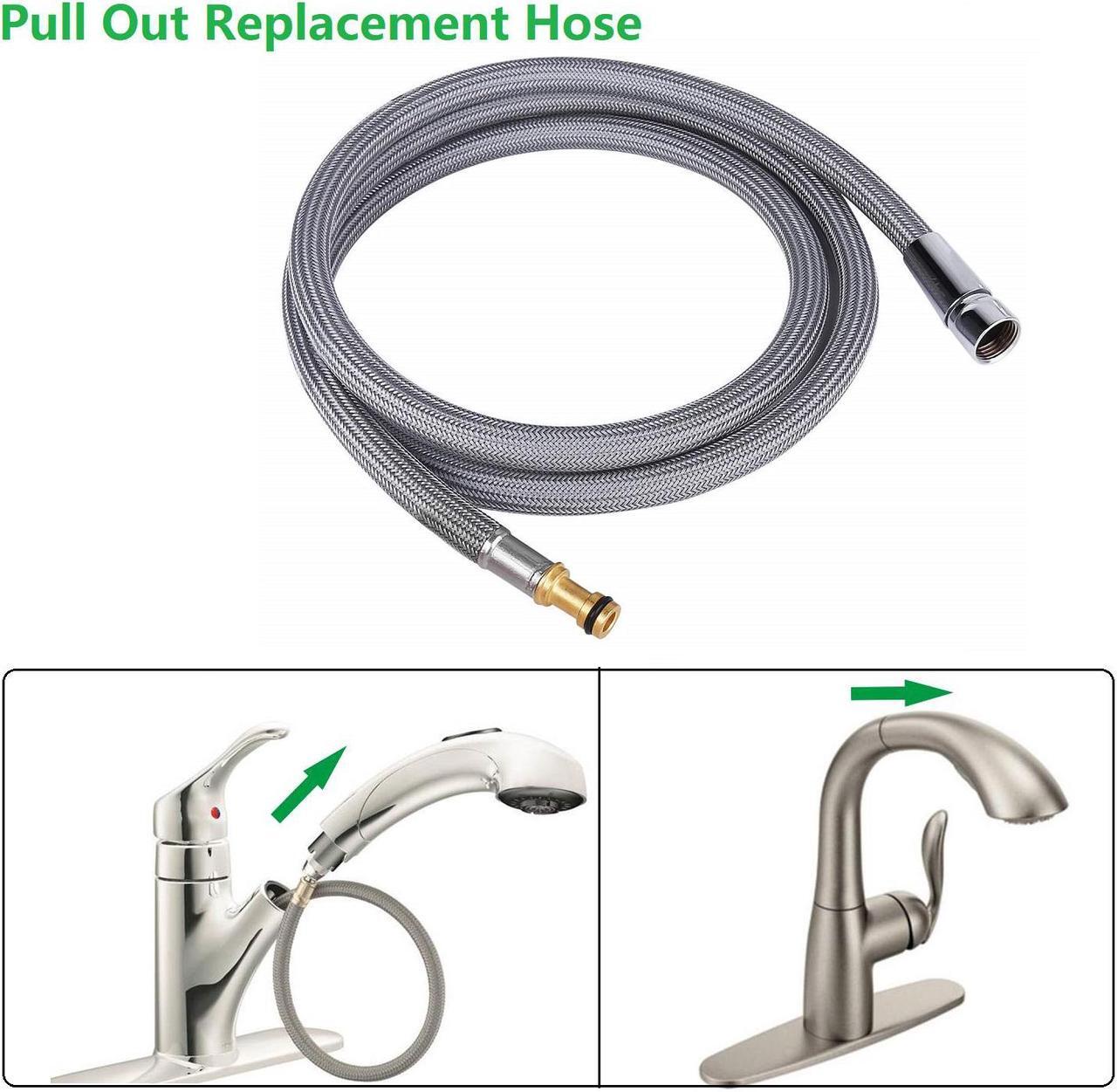 Main image of Pull Out Replacement Hose for Moen Kitchen Faucet 159560 Replace Hose Kit Moen Pullout 159560