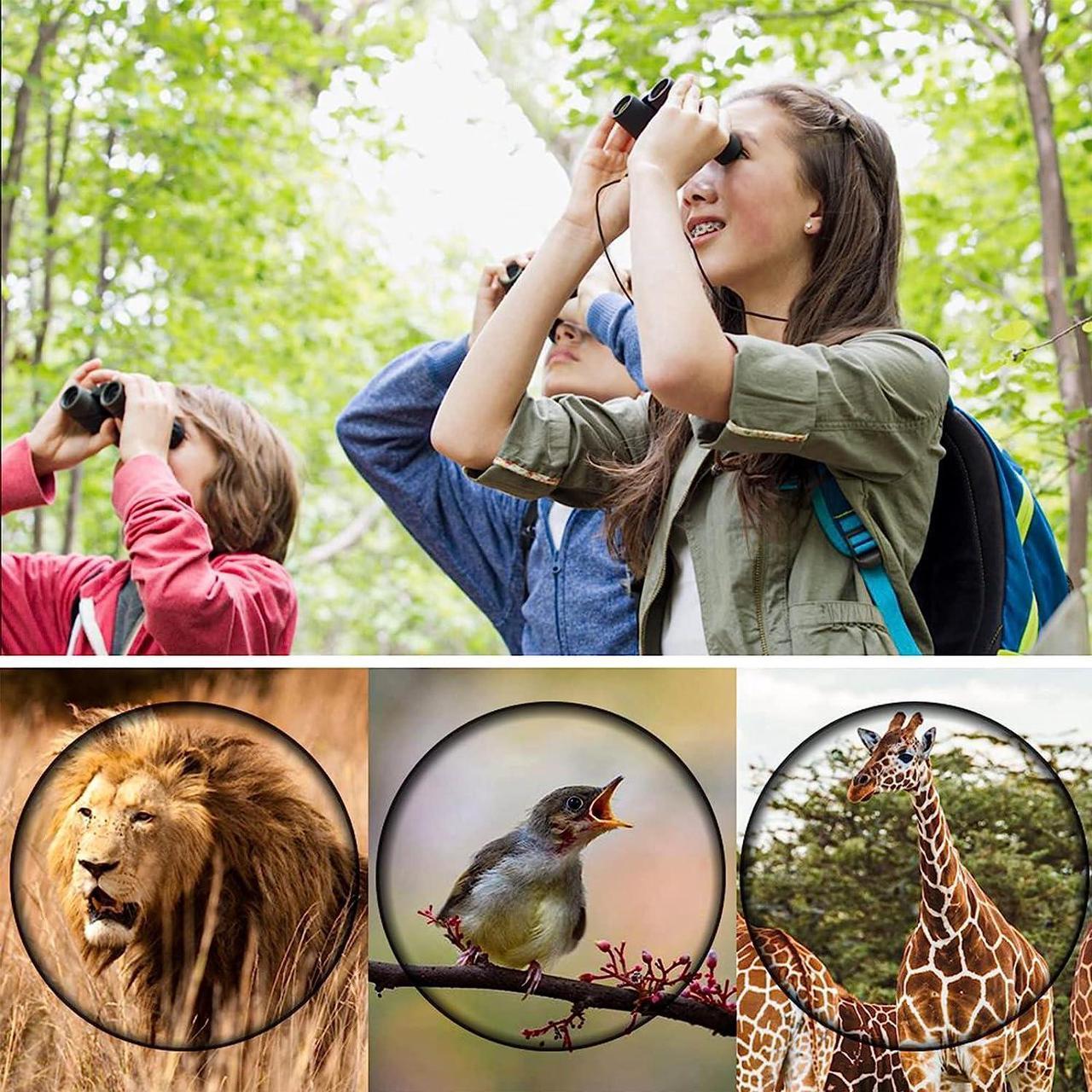 Alt view image 6 of 7 - SkyGenius 8x21 Binoculars Compact Lightweight For Concert Theater Opera Mini Pocket Folding Binoculars with Fully Coated Lens For Traveling Hiking Bird Watching