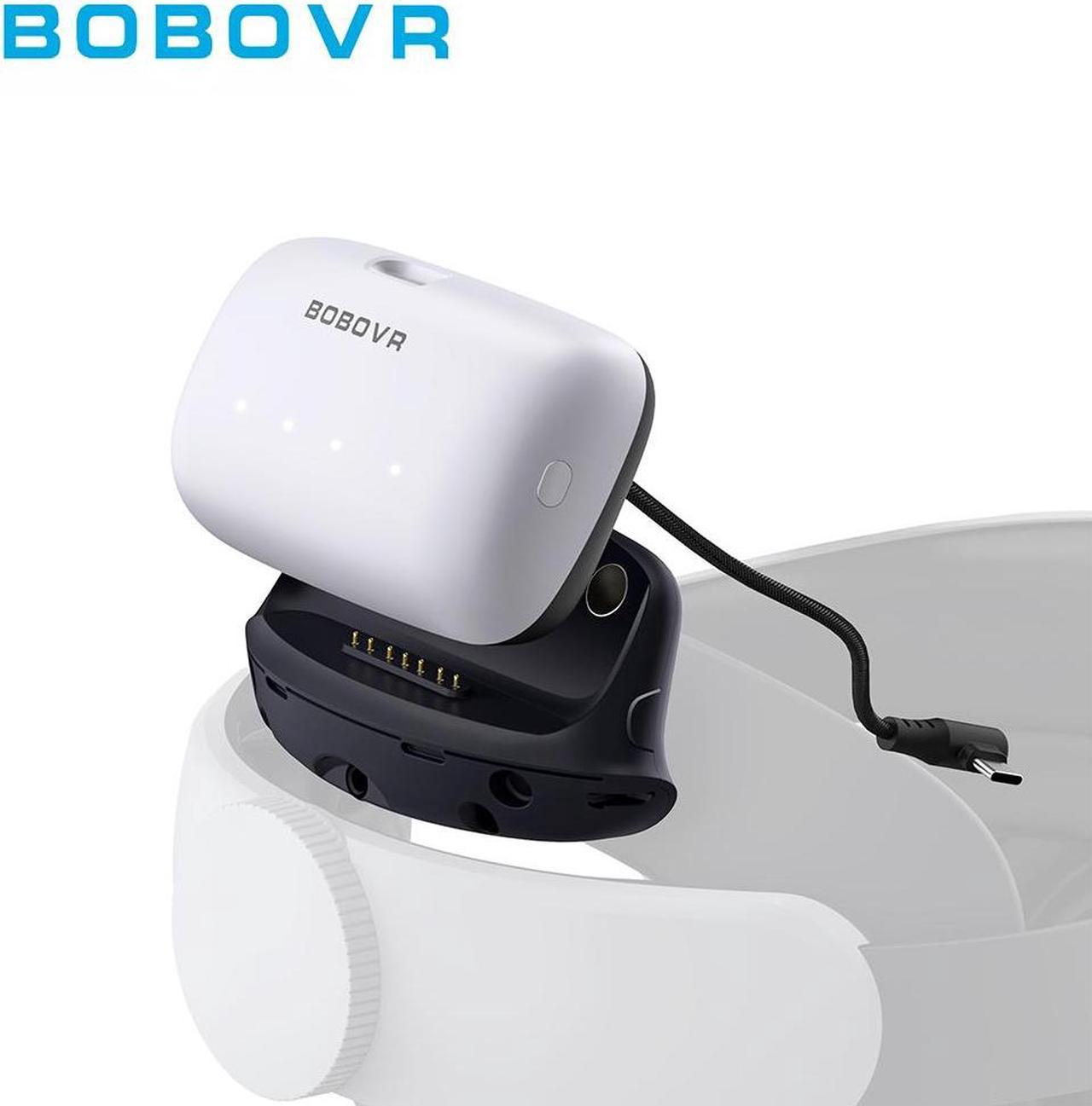 BOBOVR B100U Upgrade Kit for M1/M2/M3 Strap VR Accessories Compitable with Quest 3 10000mAh Hot-Swap Battery 20W Fast Charging