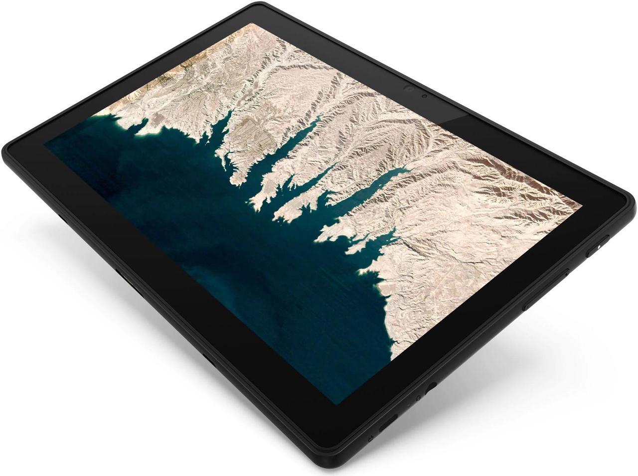 Alt view image 12 of 20 - Lenovo 10e 82AM000EUS Chromebook Tablet - 10.1" WUXGA - MediaTek Cortex A73 MT8183 Quad-core (4 Core) 2 GHz - 4 GB RAM - 32 GB Storage - Chrome OS - Iron Gray - MediaTek SoC Platform SoC - 1920 x