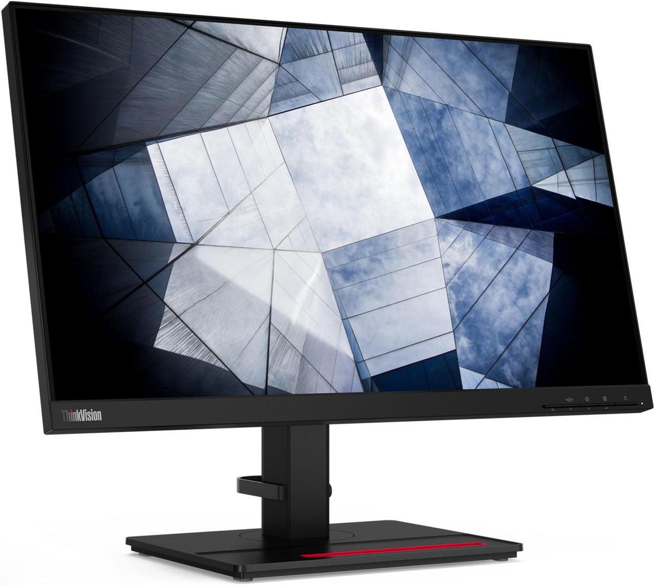 Alt view image 3 of 20 - Lenovo ThinkVision P24h-2L 23.8" WQHD WLED LCD 60Hz Monitor - 16:9 - Raven Black - 24" Class - In-Plane Switching (IPS) Technology - 2560 x 1440-16.7 Million Colors - 300 Nit Typical - 4 ms
