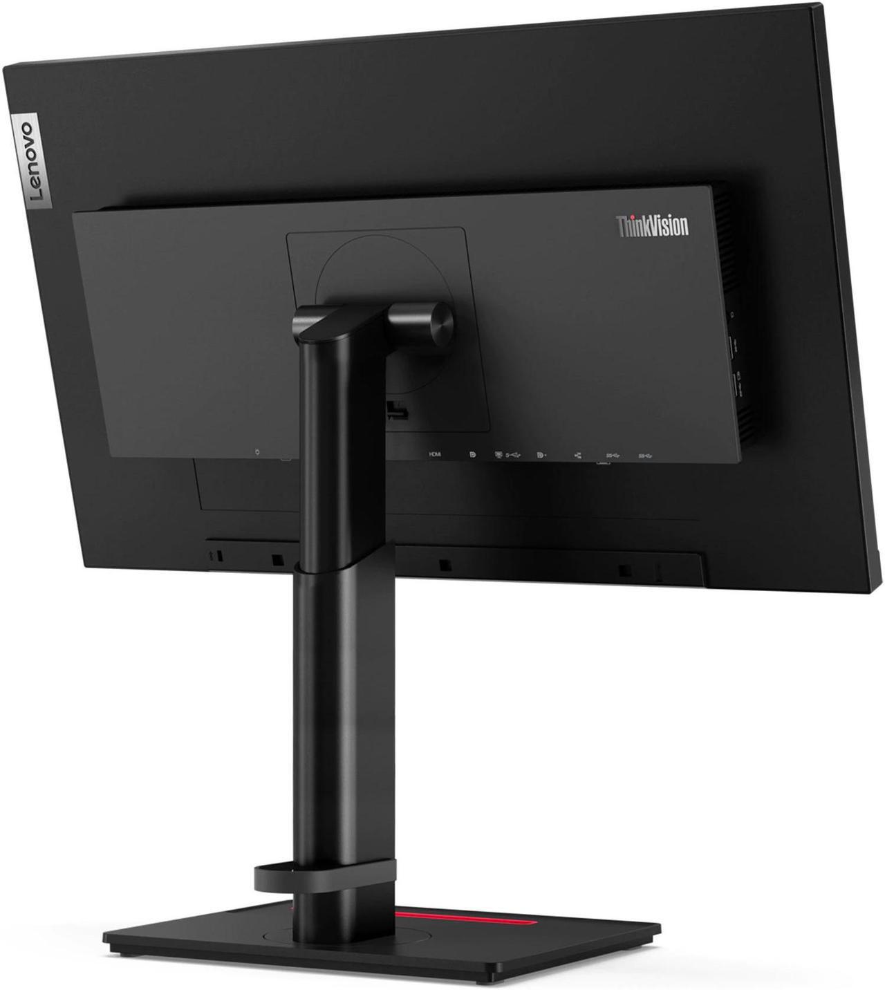 Alt view image 8 of 20 - Lenovo ThinkVision P24h-2L 23.8" WQHD WLED LCD 60Hz Monitor - 16:9 - Raven Black - 24" Class - In-Plane Switching (IPS) Technology - 2560 x 1440-16.7 Million Colors - 300 Nit Typical - 4 ms