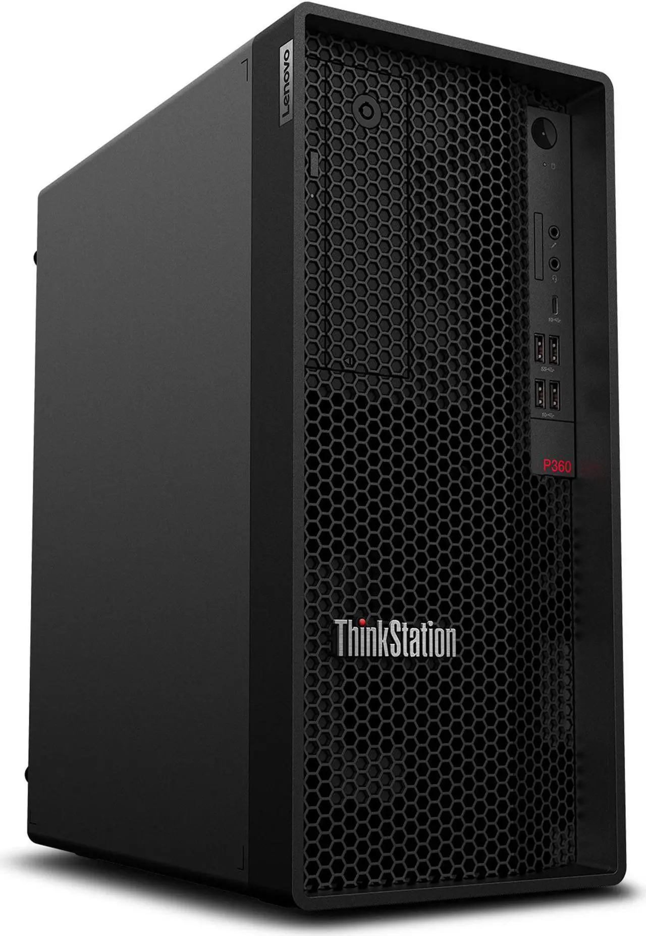 Main image of Lenovo ThinkStation P360 Tower Workstation, vPro®, NVIDIA T Series, 32GB, 1TB, Win 11 Pro, 3 YRs On-site Warranty