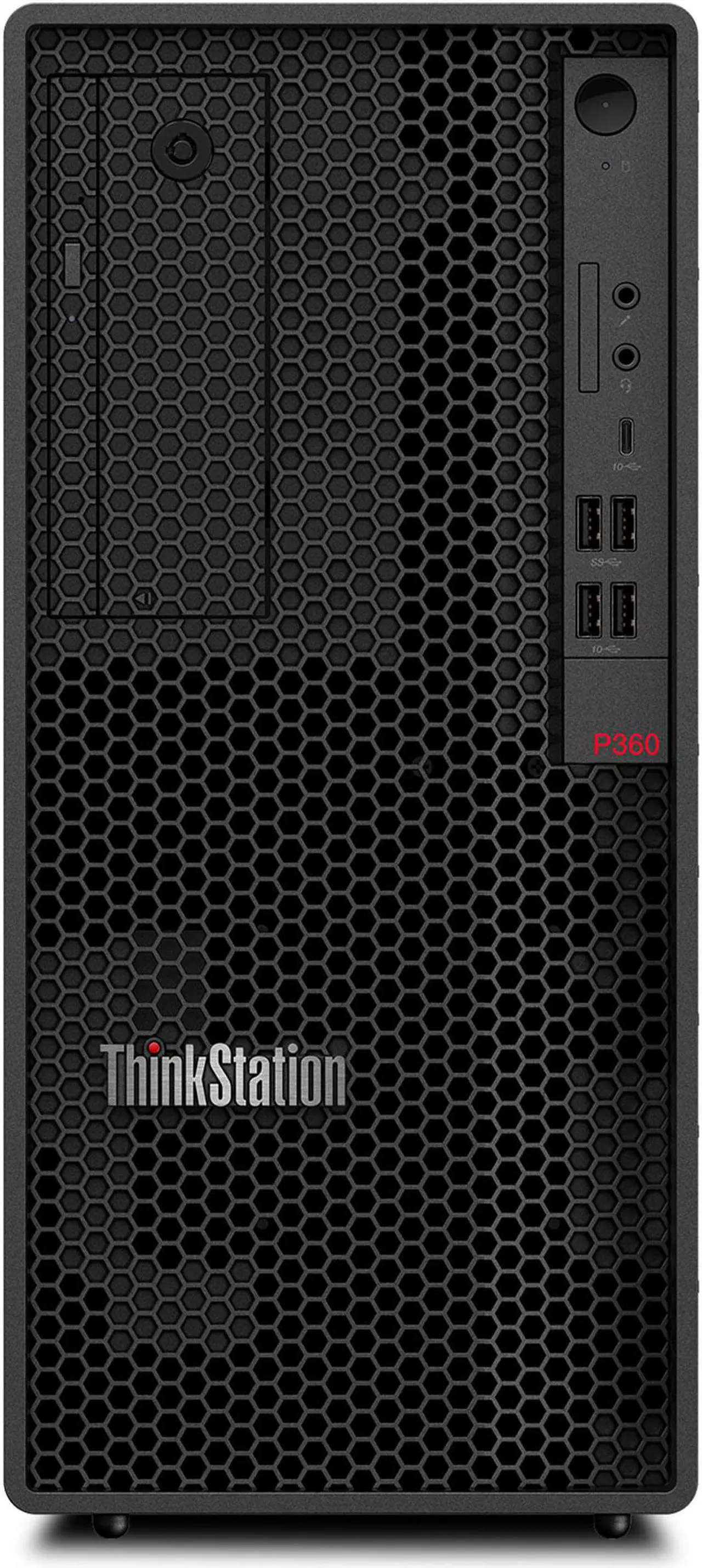 Alt view image 3 of 6 - Lenovo ThinkStation P360 Tower Workstation, vPro®, NVIDIA T Series, 32GB, 1TB, Win 11 Pro, 3 YRs On-site Warranty