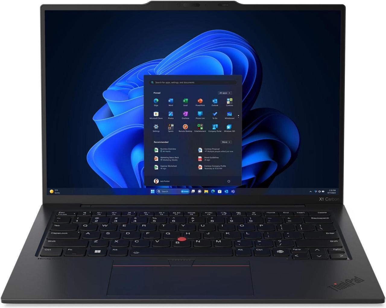 Lenovo ThinkPad X1 Carbon Gen 12 Intel Laptop, 14" IPS  Low Power, vPro®,   Graphics, 16GB, 512GB SSD