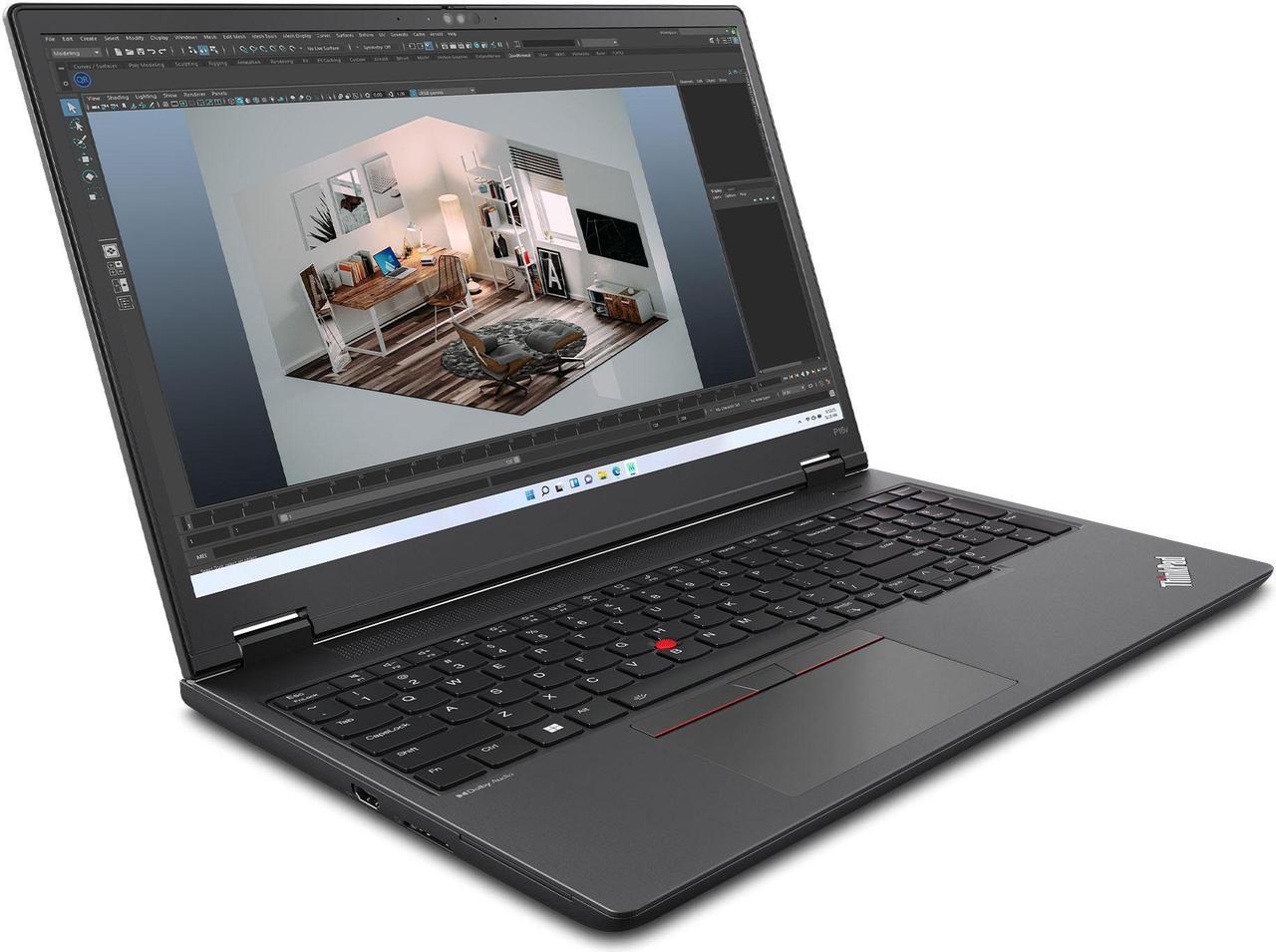 Alt view image 2 of 7 - Lenovo ThinkPad P16v Gen 2 Intel Laptop, 16" IPS  Low Blue Light, 155H, NVIDIA RTX 2000 Ada Generation Laptop GPU 8GB GDDR6, 64GB, 1TB SSD